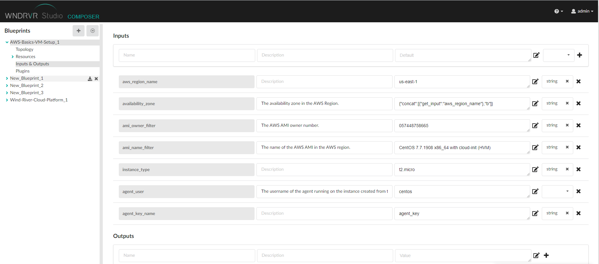 Inputs and Outputs