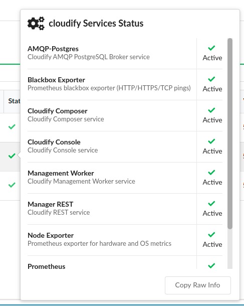 cluster-status-widget