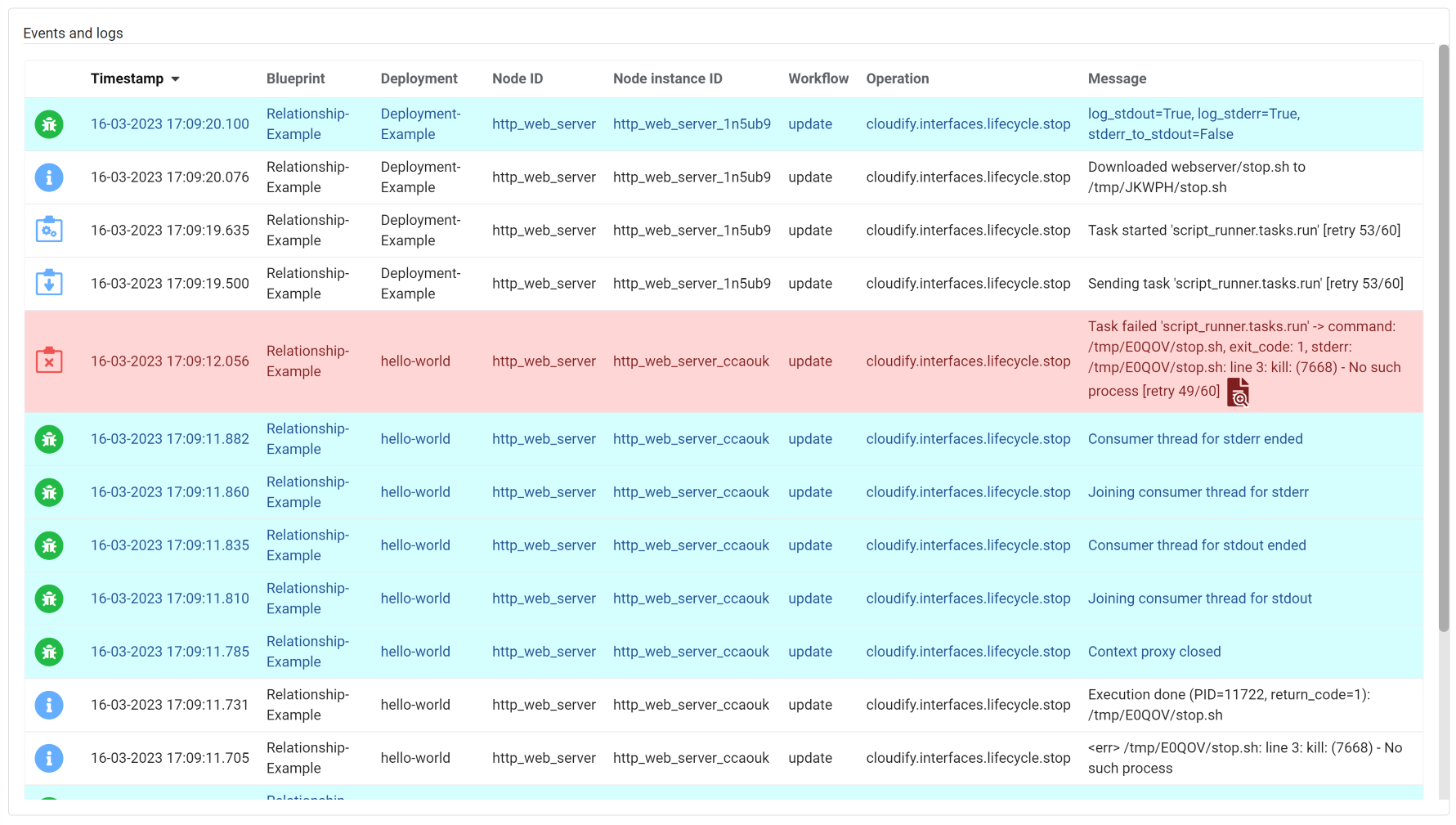 events-logs