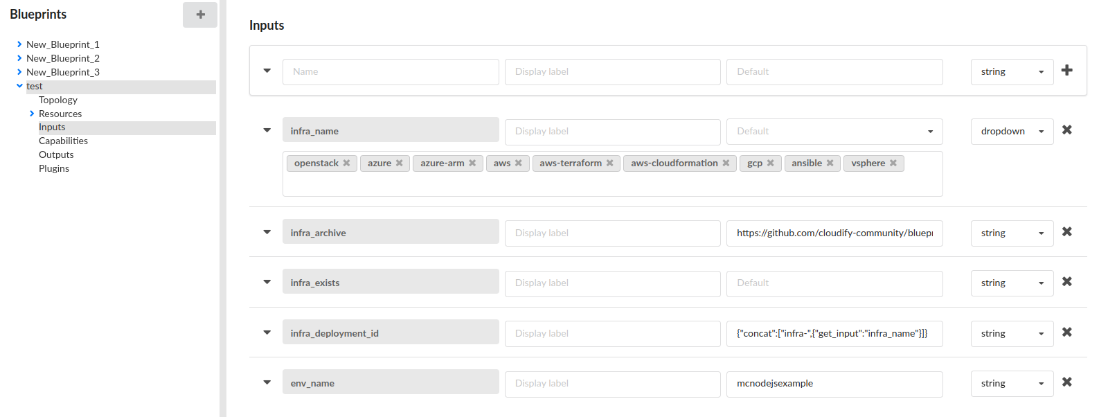 Inputs and Outputs