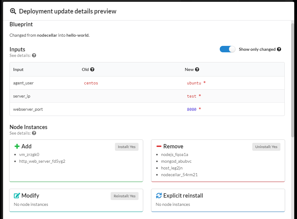 Deployment Update Details Preview #1