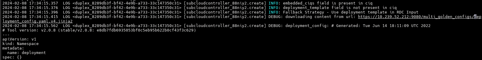 Example Multiple Configurations