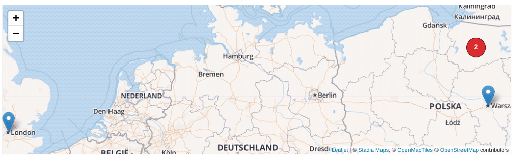 Deployments View map